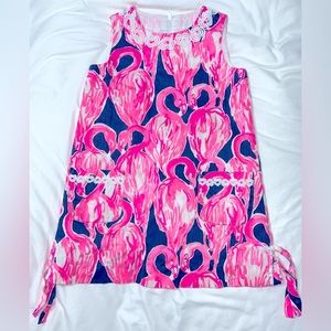 Lilly Pulitzer Girls Lined Shift Dress Size 4